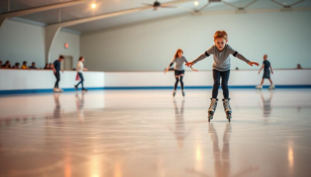 Beginner Skater Learning Balance