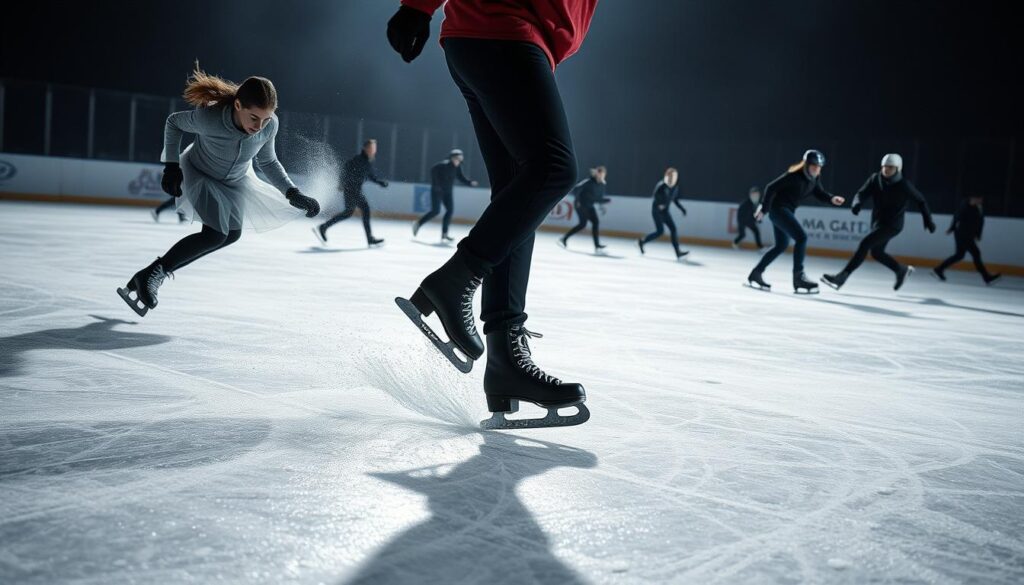 Emergency Ice Skating Stopping Techniques