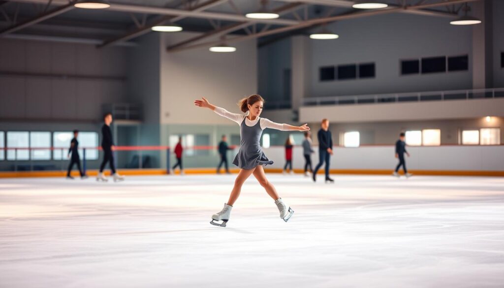 Ice Skating Practice Routine Development