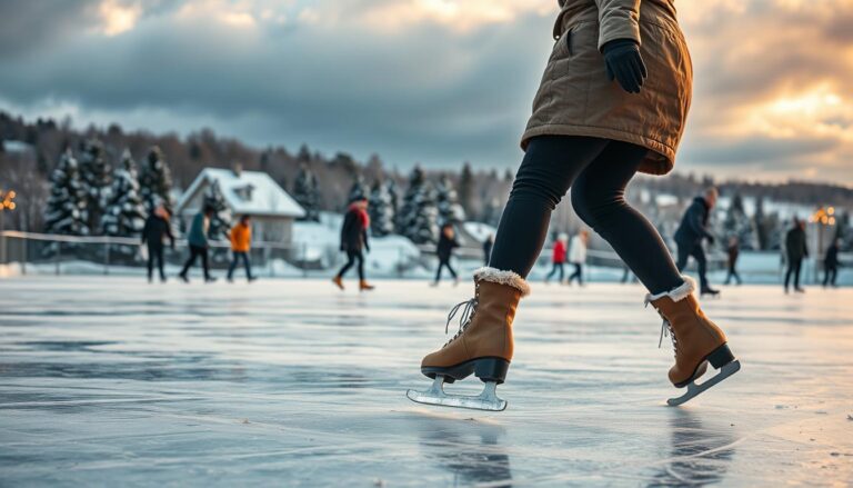 how to stop while ice skating
