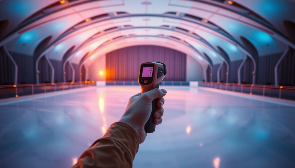 Ice Skating Rink Temperature Measurement