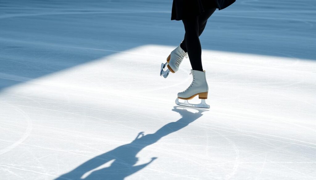Ice Skating T-Stop Technique