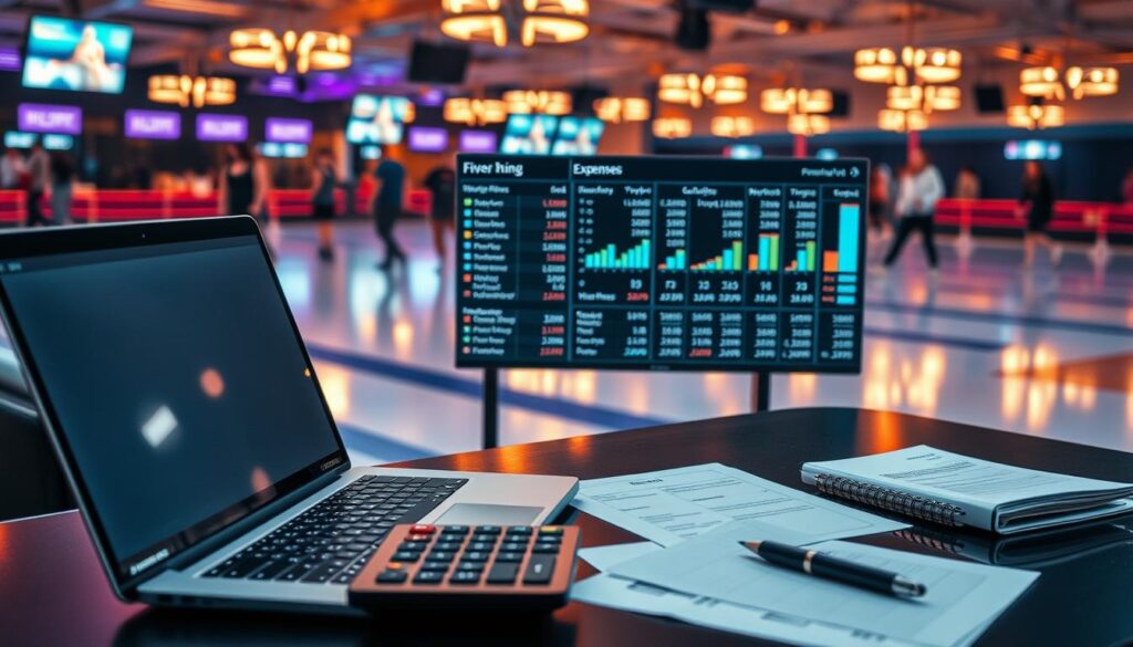 Roller Rink Monthly Expenses Breakdown