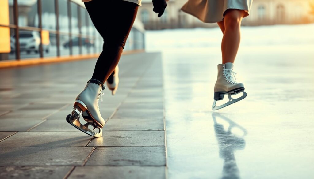 Roller Skating vs Ice Skating Skill Comparison