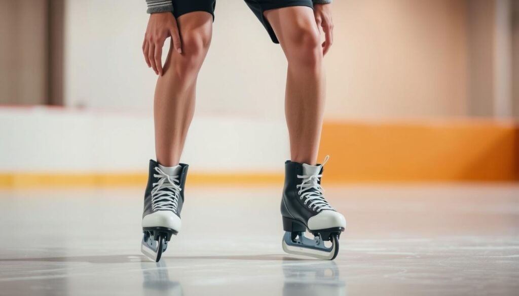 Shuffle Skating Beginner Stance