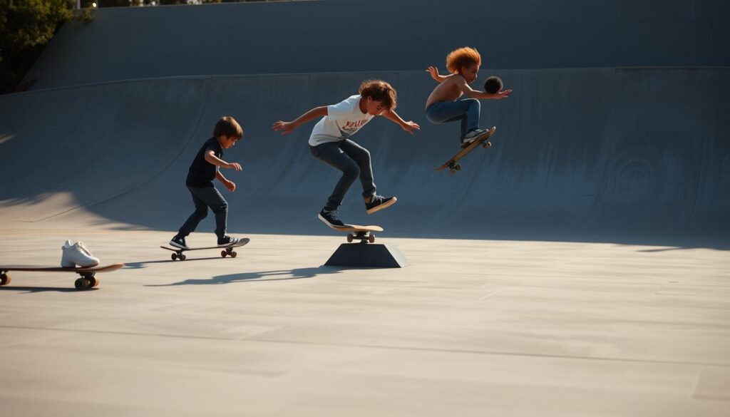 Skateboarding Skill Progression