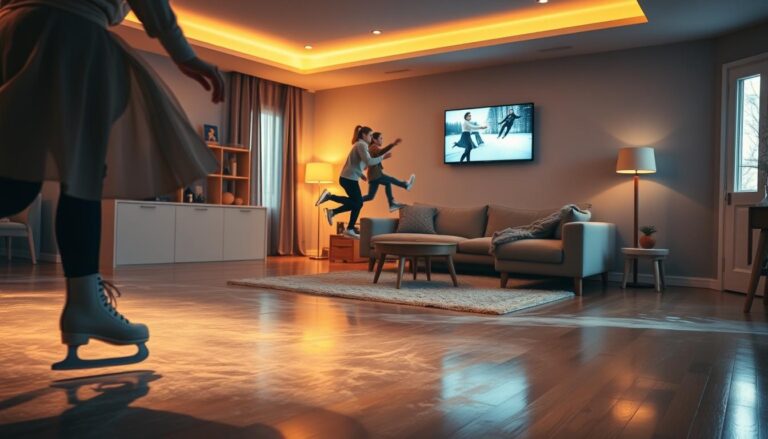 how to practice ice skating at home