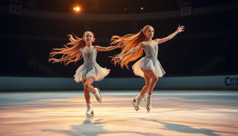 what do you call identical twin sisters when both are ice skating champions